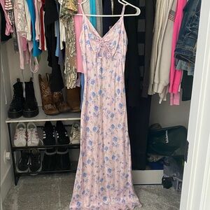 Wild Fable Pink Floral Maxi Dress